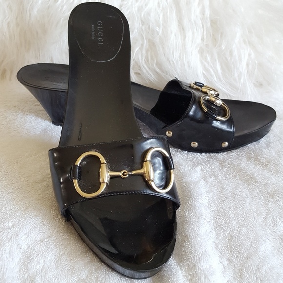 Gucci Shoes - Authentic Gucci Classic Slides Black Sz 8.5